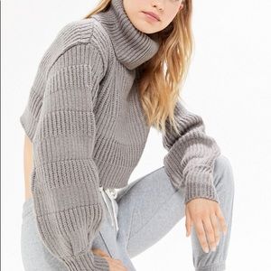 Cropped Urban Outfitters Turtleneck Sweater